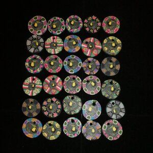 FIMO Clay Pendants 30 Assorted Pelican Designs